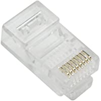 Los mejores  - Metronic 495281 - Lote de 10 Conectores RJ45 Macho- Color Blanco